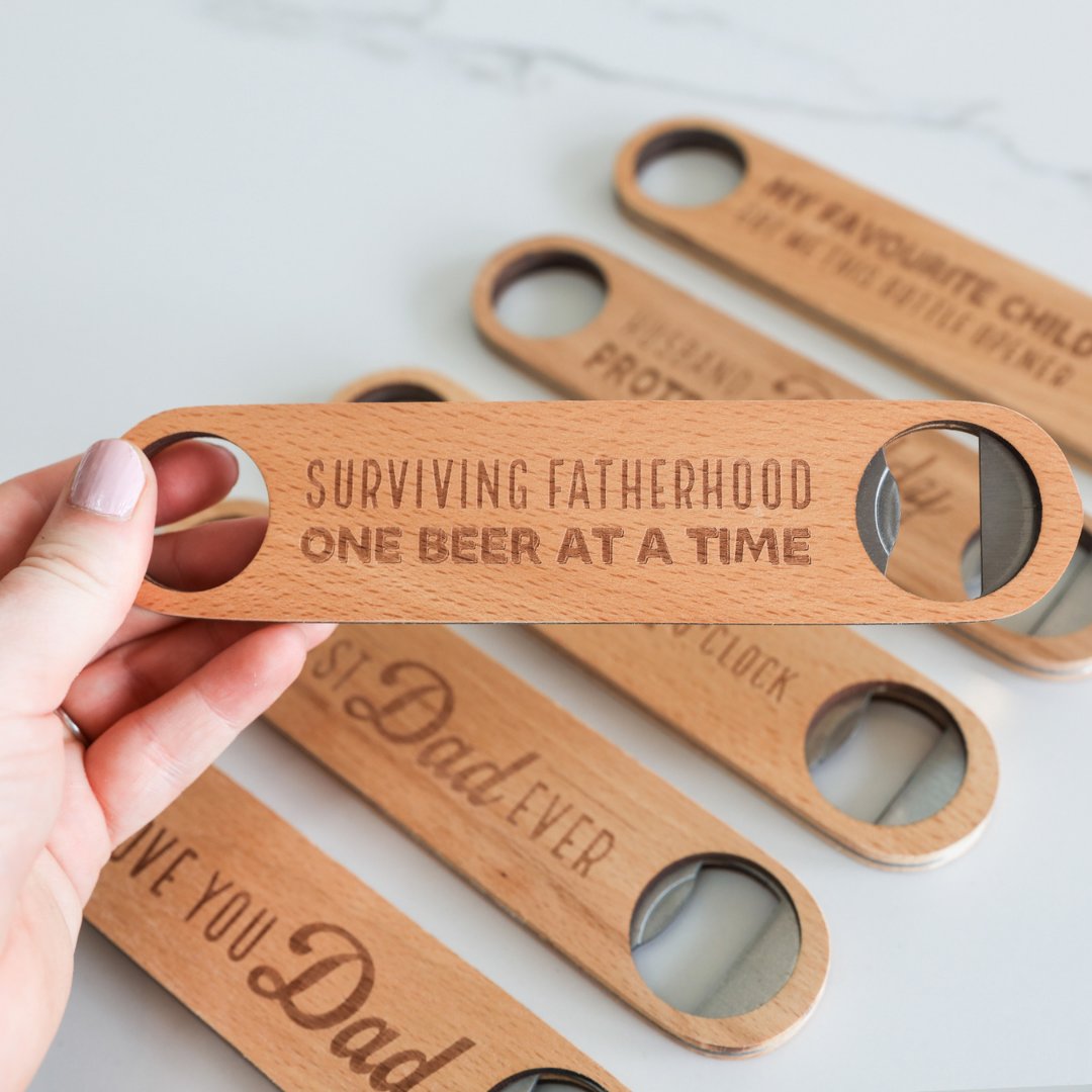 Personalised Bottle Opener for Dad Best Dad in the World -  Norway