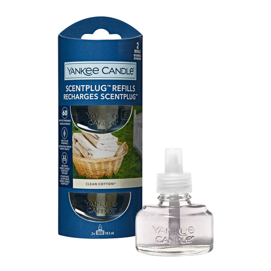 Yankee Candle Clean Cotton Scent Plug Refills