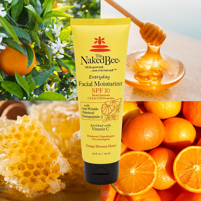 The Naked Bee Orange Blossom Honey Everyday Facial Moisturiser 2.5oz