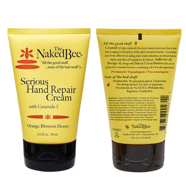 The Naked Bee Orange Blossom Honey Hand Repair Cream 3.25oz
