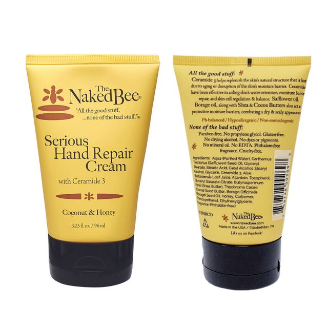 The Naked Bee Coconut & Honey Serious Hand Repair Cream 3.25oz