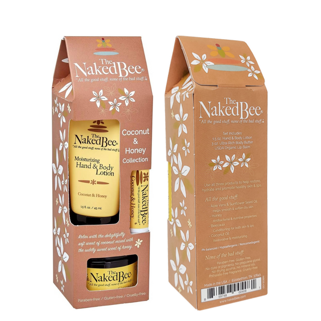 The Naked Bee Coconut & Honey Gift Collection