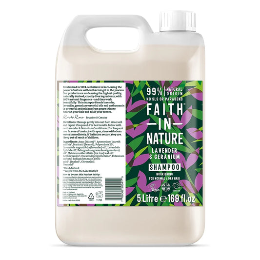 Faith In Nature Lavender & Geranium Refill 5L