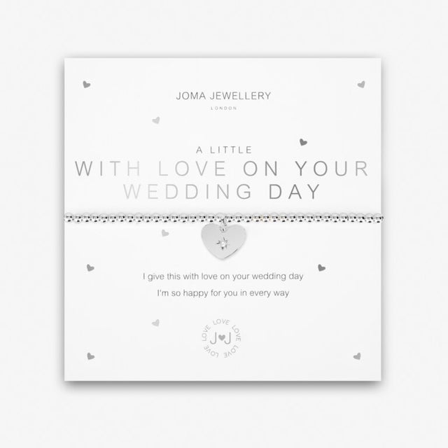 Joma Jewellery Bracelet - A Little With Love On Your Wedding Day