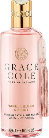 Grace Cole Vanilla Blush & Peony Bath & Shower Gel 300ml