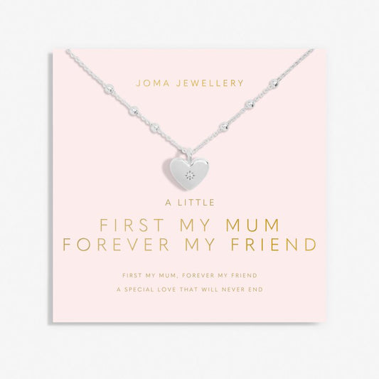 Joma Jewellery Necklace - A Little First My Mum Forever My Friend