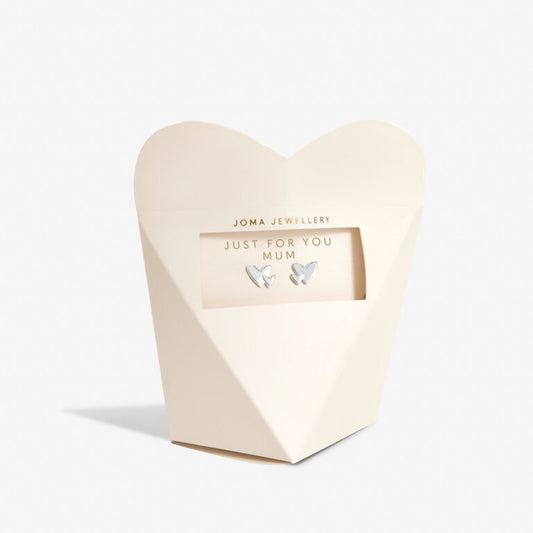 Joma Jewellery Mother's Day From The Heart Gift Box - Just For You Mum Earrings