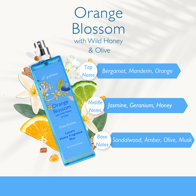Di Palomo Orange Blossom Luxury Home Fragrance Mist 100ml