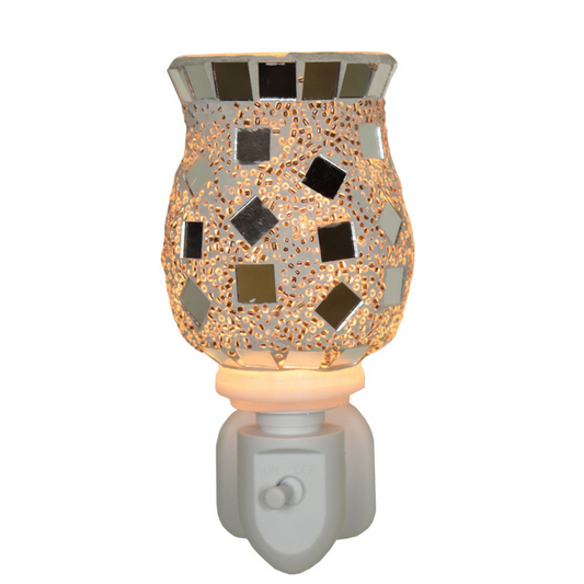 Cello - Sliver Mosaic Plug In Electric Warmer