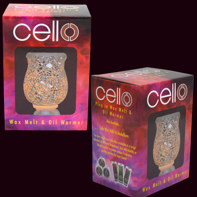 Cello - Shining Sliver Plug In Electric Warmer