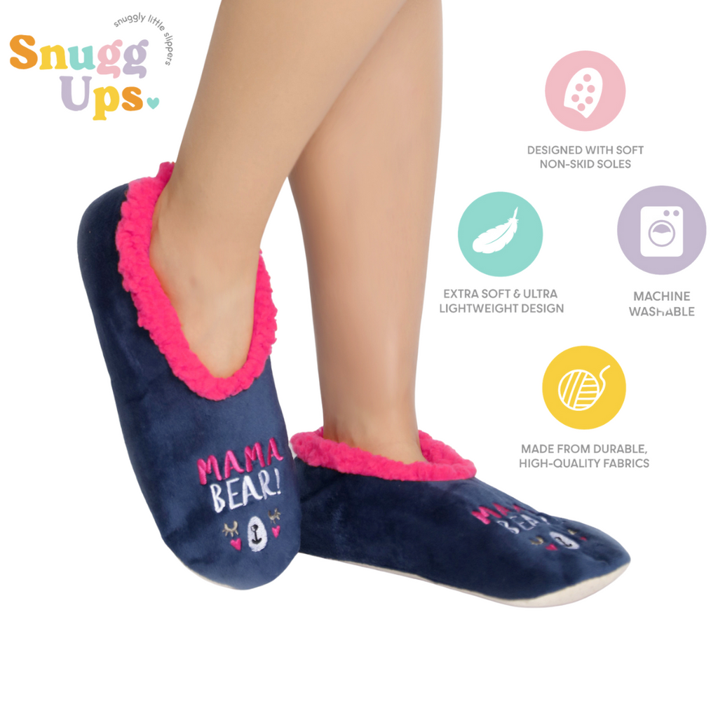 Splosh Womens Quote Mamma Bear Slippers Collectables