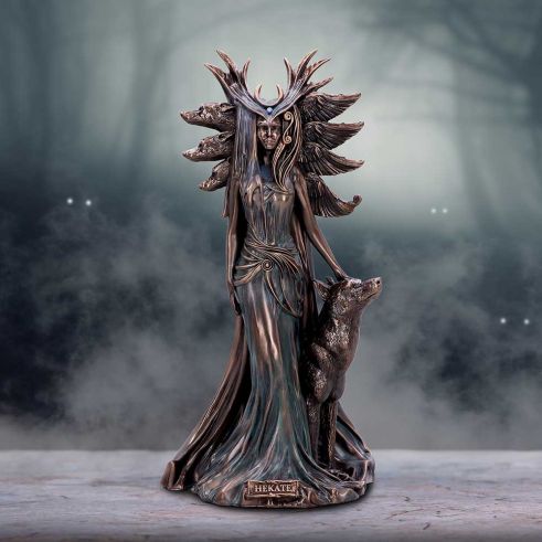 Nemesis Hekate Bronze Statue - Large