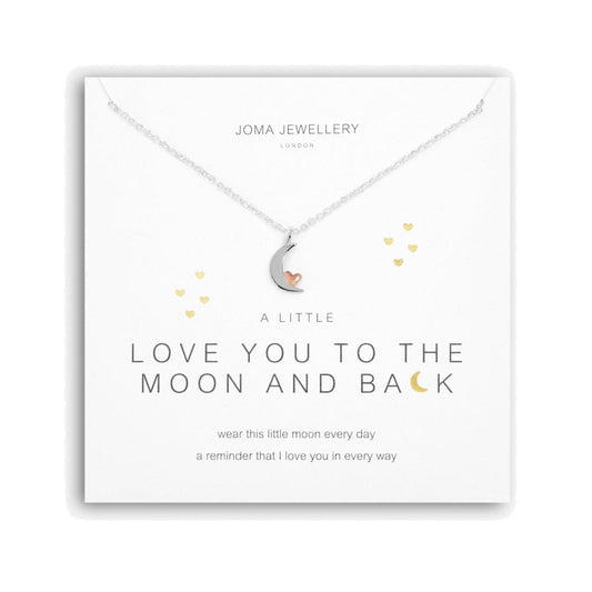 Joma Jewellery - A Little Love You To The Moon And Back Necklace