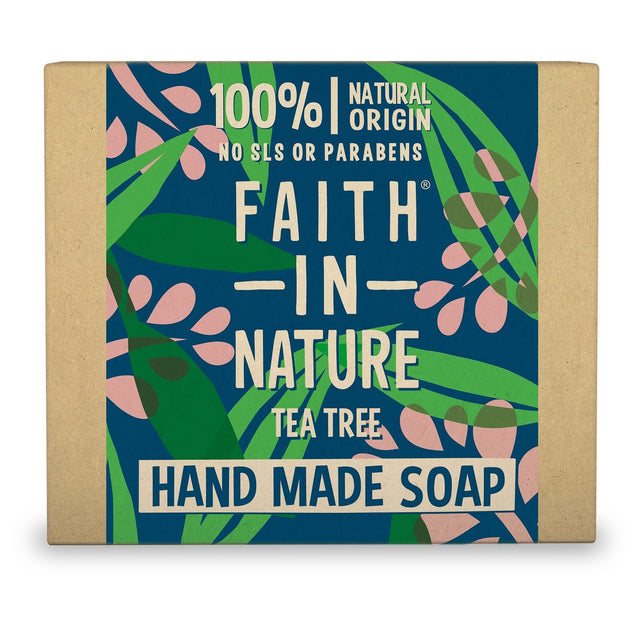 Faith in Nature Vegetable Soap 100gm - Tea Tree