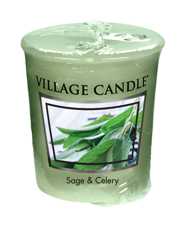 Village Candle Votive - Sage & Celery