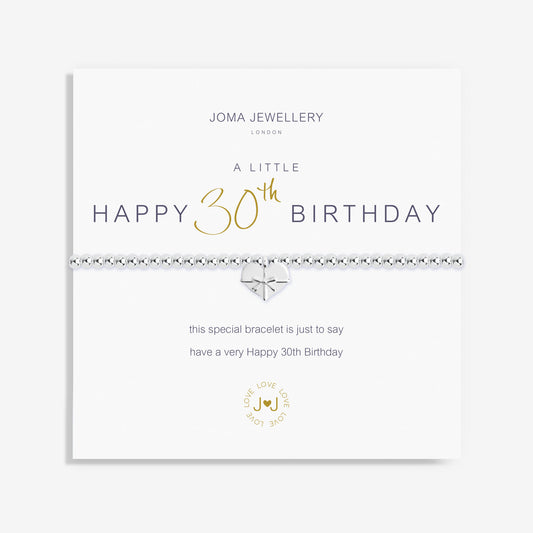 Joma Jewellery Bracelet - A Little Happy 30th Birthday