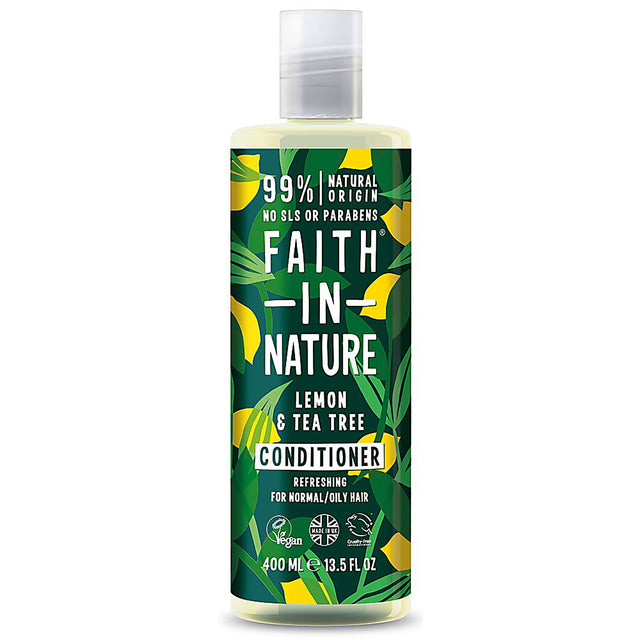 Faith in Nature Conditioner 400ml - Lemon & Tea Tree