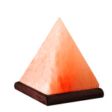 This stylish large pyramid shaped lamp isn‚t something you see every day. The dark base beautifully shows off the salt colour, as the natural benefits start to work.  