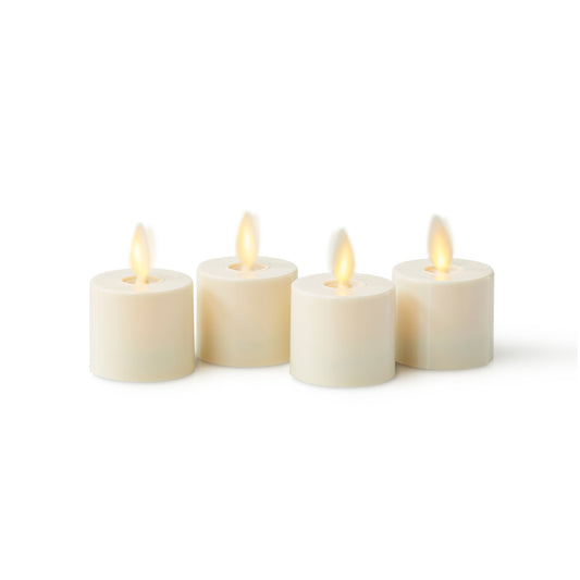 These Flameless Ivory Tealights are the perfect solution for lifestyle and commercial settings.