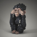 Edge Sculpture - Baby Chimpanzee "See no Evil"