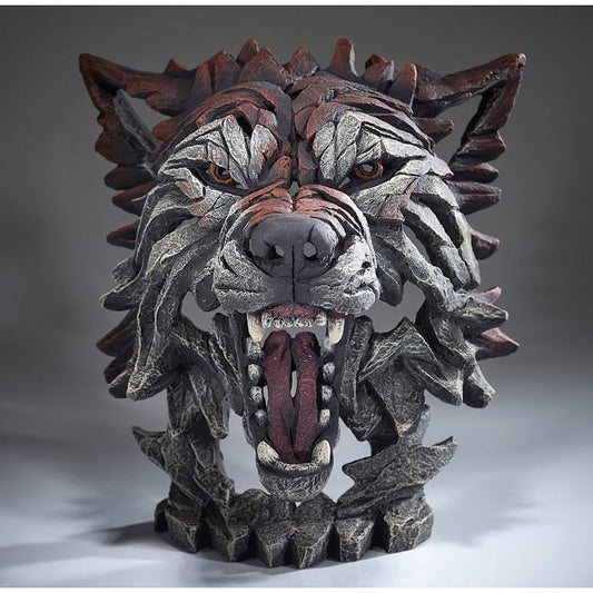 Edge Sculpture - Wolf Bust