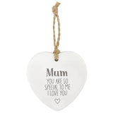 Splosh Loving Hanging Heart - Mum