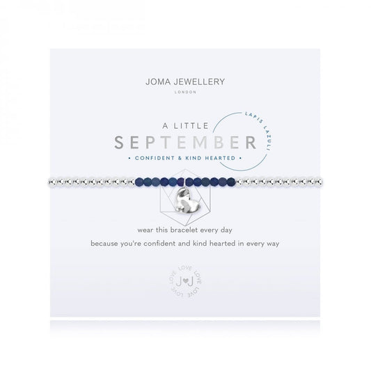 Joma Jewellery Bracelet - a little BIRTHSTONE SEPTEMBER LAPIS