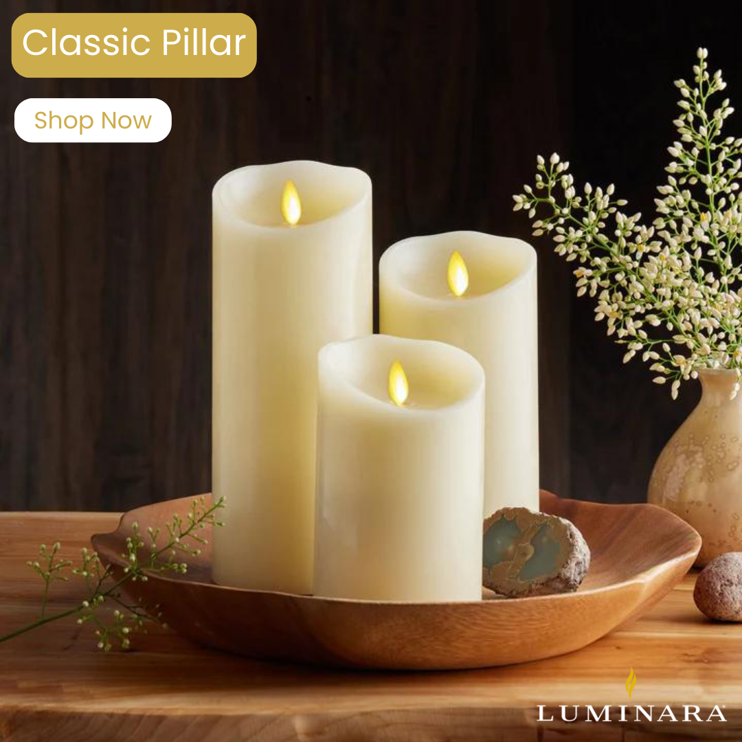 Luminara Classic Pillar Candles | Collectables