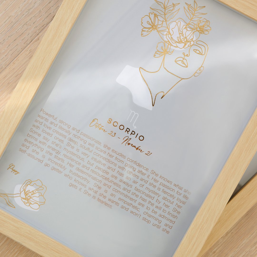 Mystique Zodiac Frames | Zodiac Sign Frames | Collectables
