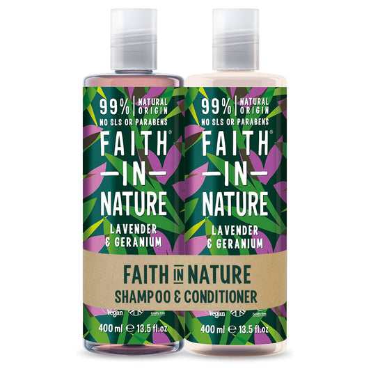 Faith In Nature Lavender & Geranium Shampoo & Conditioner