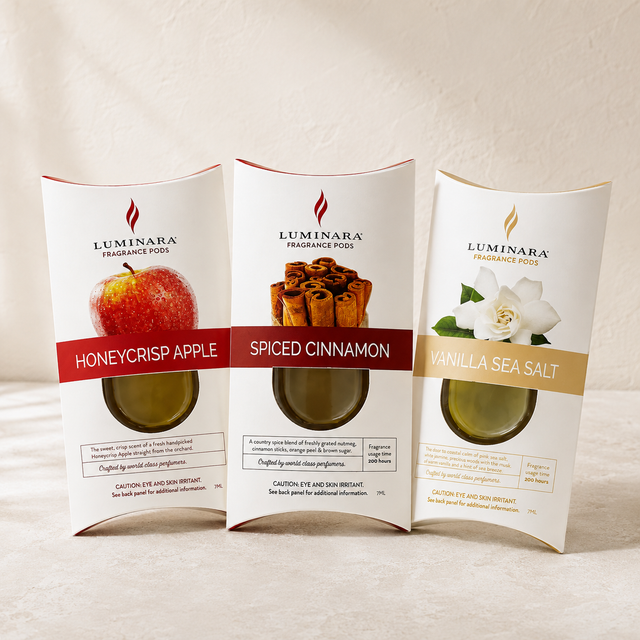 Luminara Indoor Fragrance Diffusing Pillar & 3 Fragrance Pods
