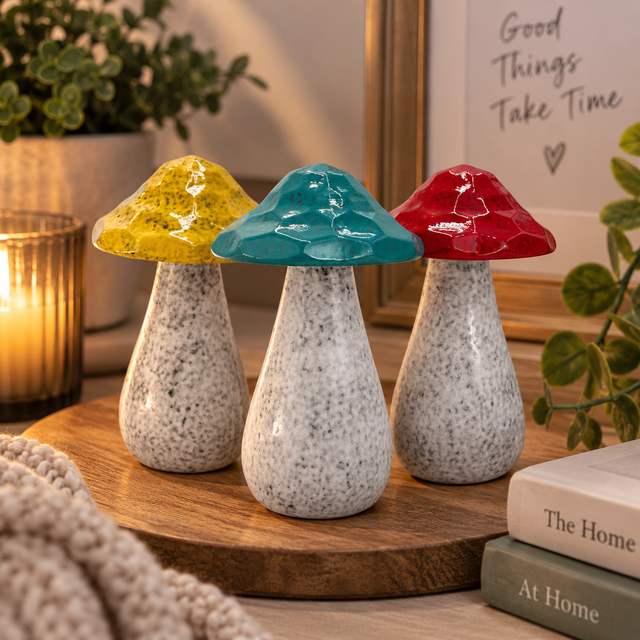 Cello Home - Mushroom Home Décor - Large