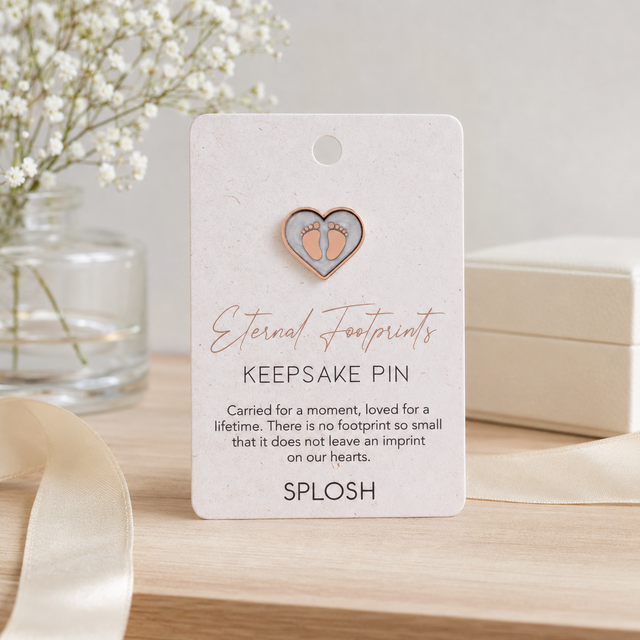 Splosh - Keepsake Pin - Eternal Footprints