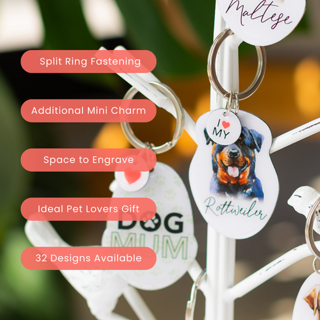 Splosh Pet Keyring - Rottweiler