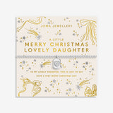 Joma Jewellery Bracelet - Christmas A Little "Merry Christmas Lovely Daughter"