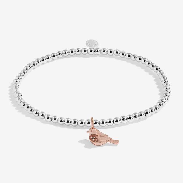 Joma Jewellery Bracelet - Christmas A Little "Christmas Robin"