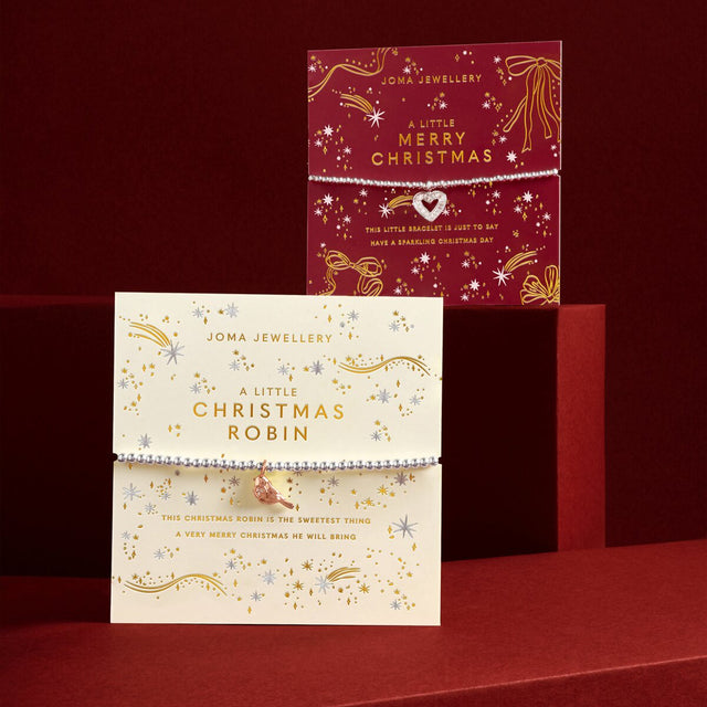 Joma Jewellery Bracelet - Christmas A Little "Christmas Robin"