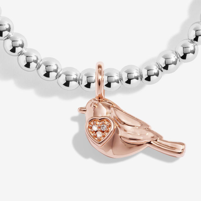 Joma Jewellery Bracelet - Christmas A Little "Christmas Robin"