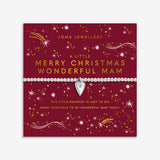 Joma Jewellery Bracelet - Christmas A Little "Merry Christmas Mam"