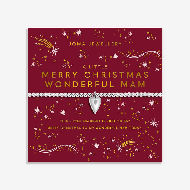 Joma Jewellery Bracelet - Christmas A Little "Merry Christmas Mam"