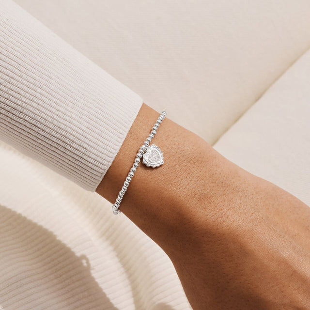 Joma Jewellery Bracelet - Christmas A Little "Family Is The Heart Of Christmas"