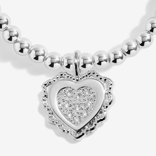 Joma Jewellery Bracelet - Christmas A Little "Family Is The Heart Of Christmas"