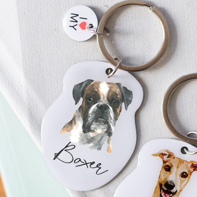 Splosh Pet Keyring - Boxer