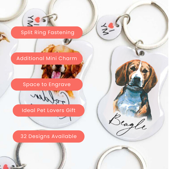 Splosh Pet Keyring - Beagle