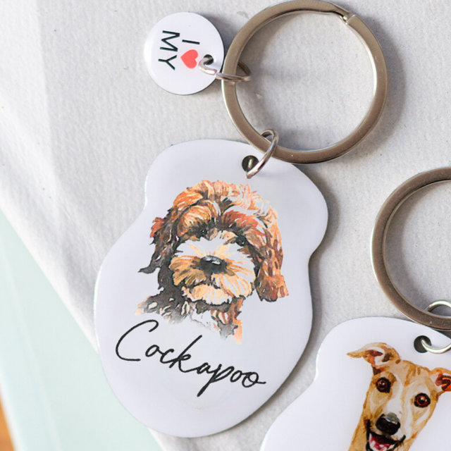 Splosh Pet Keyring - Cockapoo