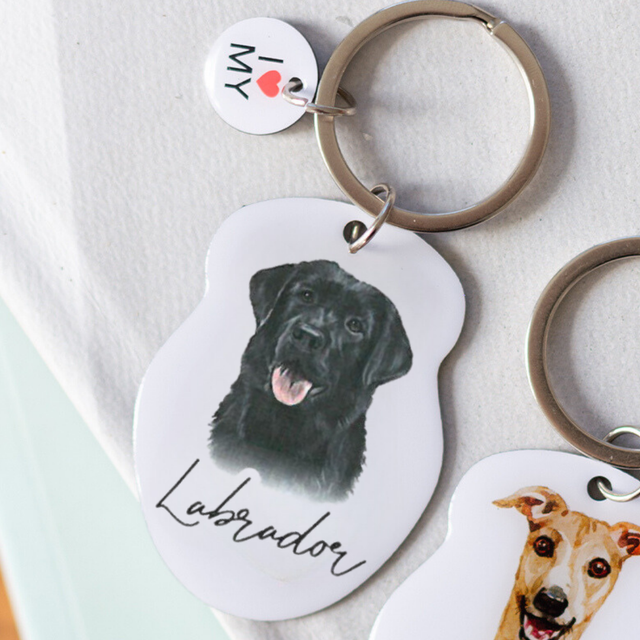 Splosh Pet Keyring - Black Labrador