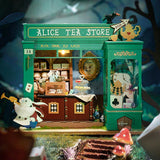 ROBOTIME Alice's Tea Shop DIY Model Kit