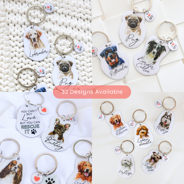 Splosh Pet Keyring - Best Friend Has Paws