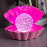 Light Up Clamshell - Pink Glitter