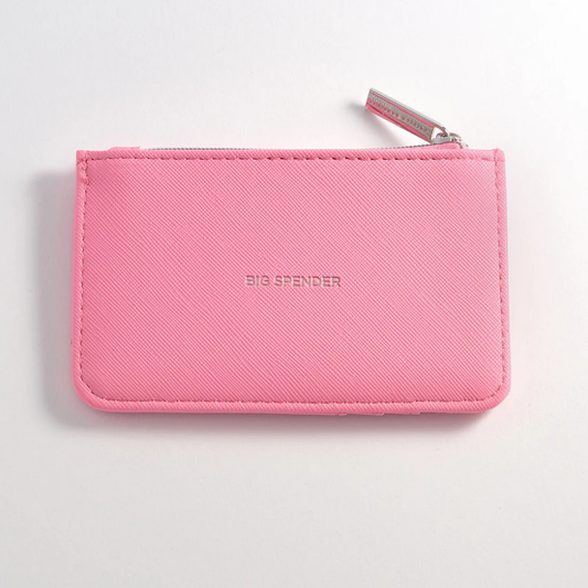 Estella Bartlett Pink Saffiano Card Purse